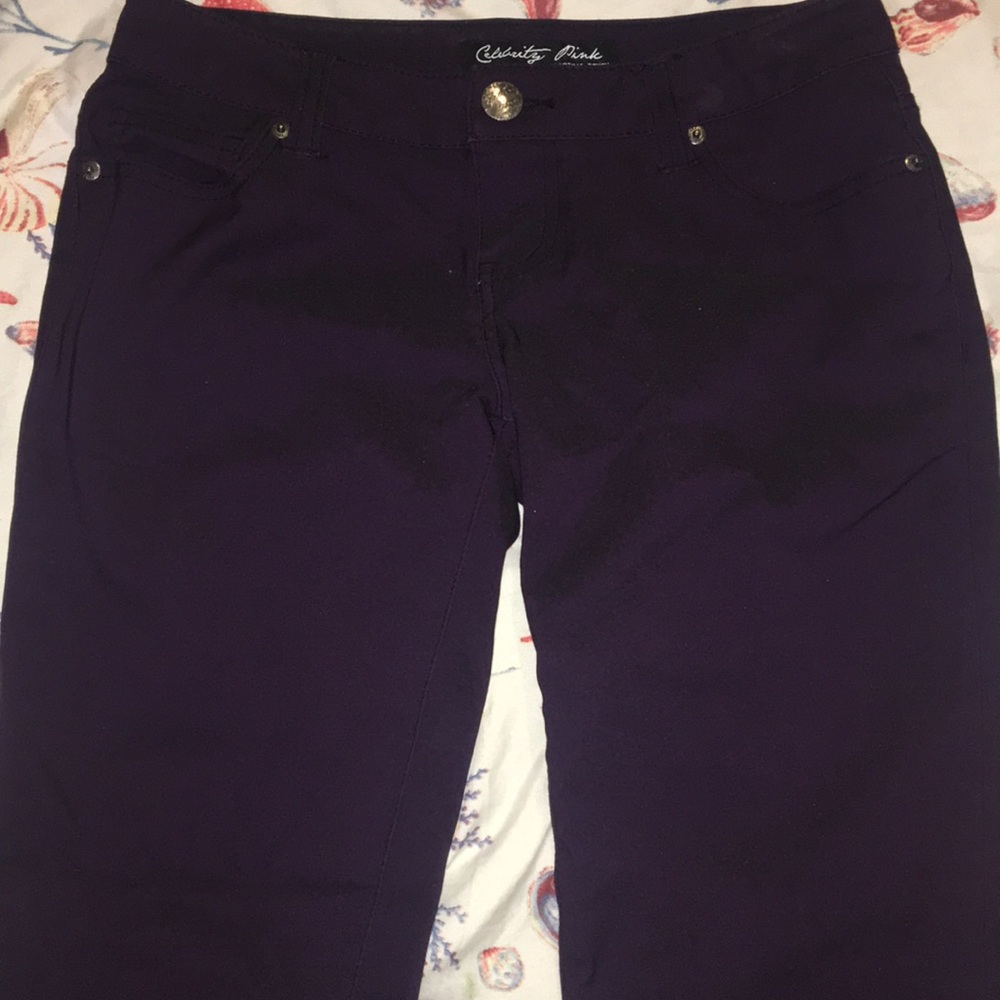 Dark purple/black original denim skinny jeans